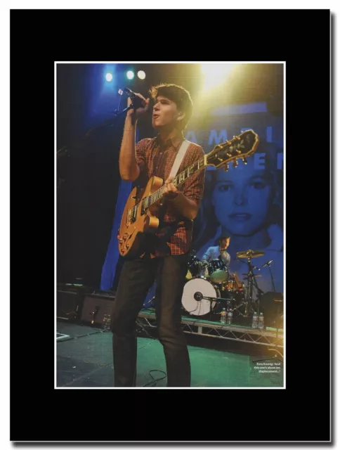 Vampire Weekend - Ezra Koenig Live - Matted Mounted Magazine Artwork