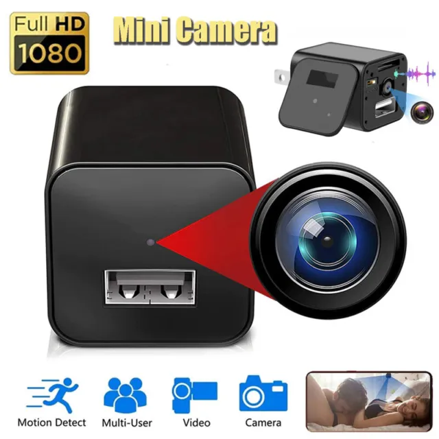 Mini Camara Oculta De Seguridad Espia 1080P HD Inalambrica Con Audio y Video US