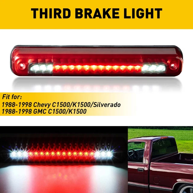 GMC Sierra & Chevy Silverado (3rd GEN) 1500 14-18 Red LED 3rd Brake Li - Foto 8