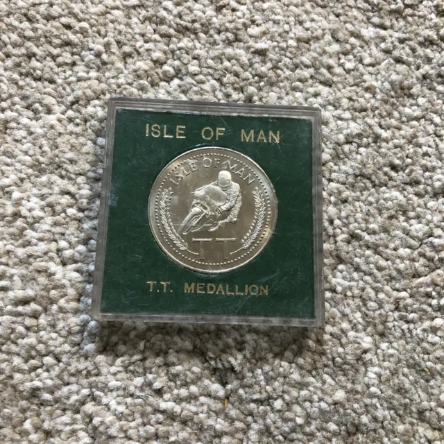 Isle Of Man T. T. Joey Dunlop Medallion 1985 Coin