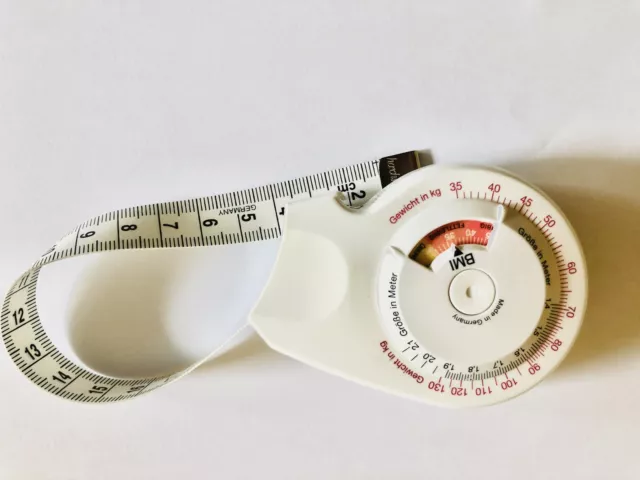 Qualitäts Massband BMI Body Mass Index 170 cm Rollbandmass Schneidermassband