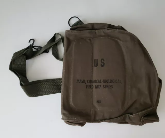 US Army Chemical Biological Gas Mask M 17 Series Bag Only US Army Chemical Biological Gas Mask M 17 Series Bag Only
