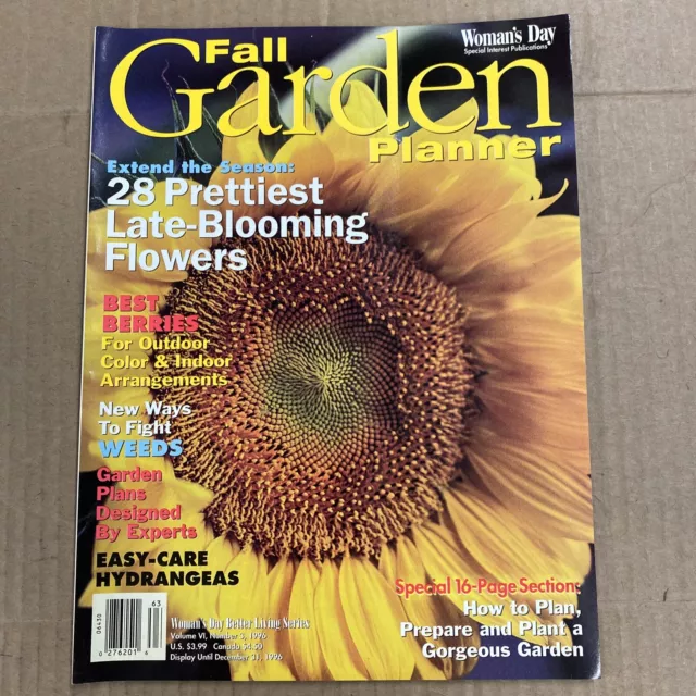 Fall Garden Magazine Dec 1996 28 Prettiest Late Blooming Flowers