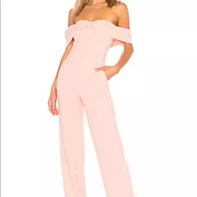 LOVERS + FRIENDS Danica Jumpsuit Pink Small 2