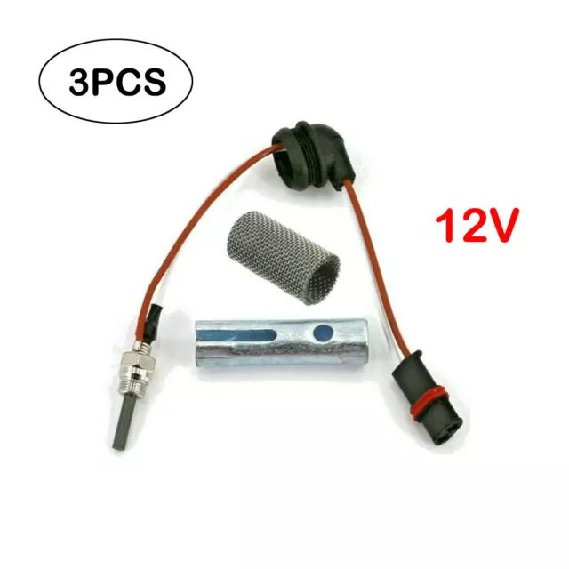 12V Glow 2 Pin Plug Kit 85-95W For Eberspacher Espar Airtronic Heater D4/D4S/D2