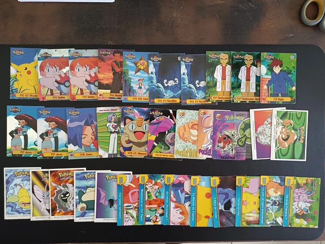 LOT DE 35 Cartes Pokemon Topps Tv Animation Edition 1999 Français