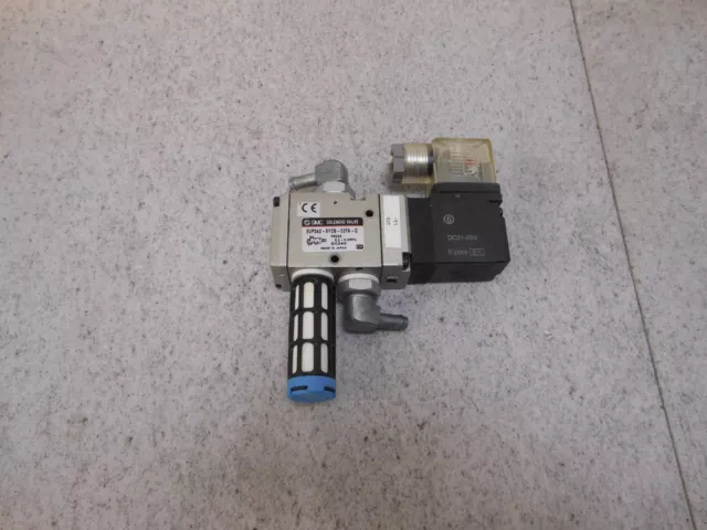 SMC Válvula Solenoide EVP342-5YOB-02FA-Q, 24Volt Dc, Neumática 2/3