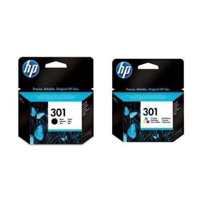 Cartuccia HP 301 inchiostro nero e colore dual pack originale
