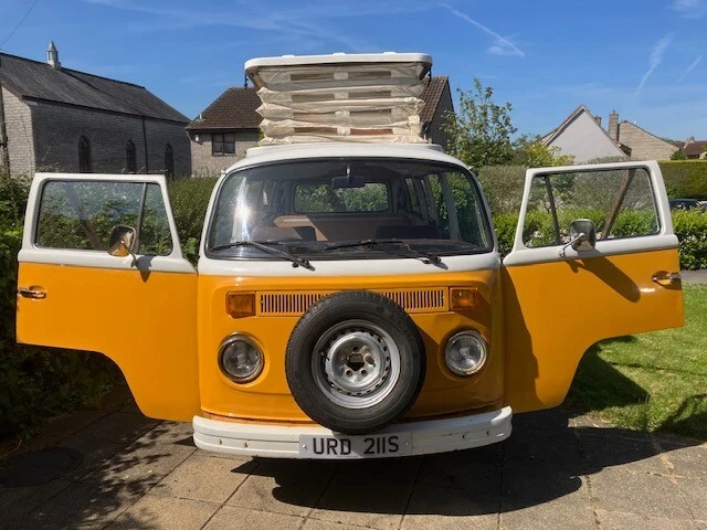 VOLKSWAGEN VW T2 bay window camper van £9,500.00 - PicClick UK