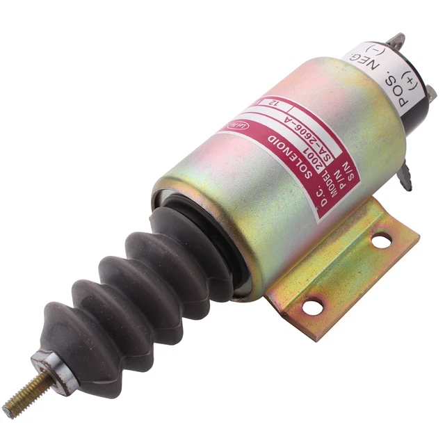 DC12V SHUTDOWN FUEL Shut off Stop Solenoid Valve SA2606A For Mitsubishi Mixer £58.79 PicClick UK