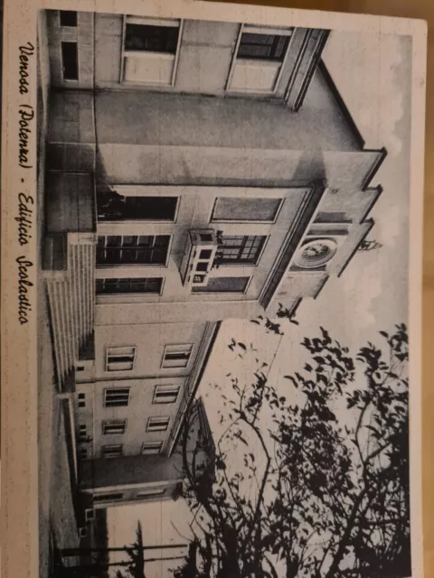 Venosa (Potenza) Edificio Scolastico, viaggiata