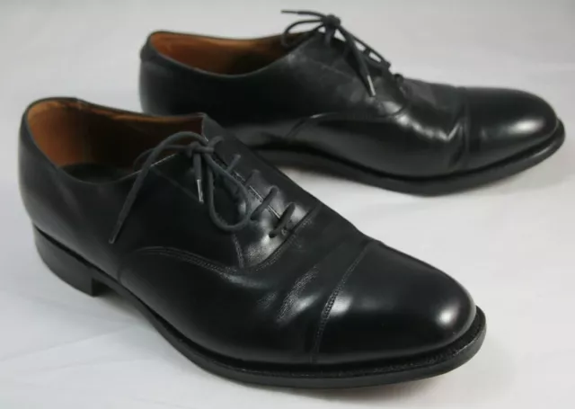 Coppia scarpe Oxford nere Cheaney Adelphi 5 cravatte punta a punta taglia 8 1⁄2/8,5