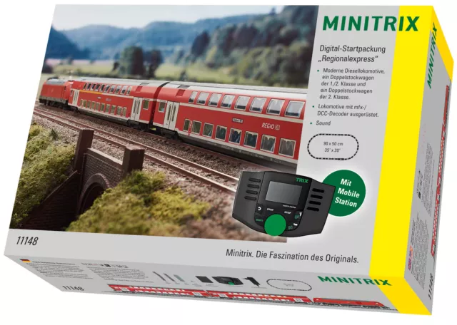 Minitrix / Trix N 11148 - Kit de Démarrage Numérique " Regional Express ",Ep.