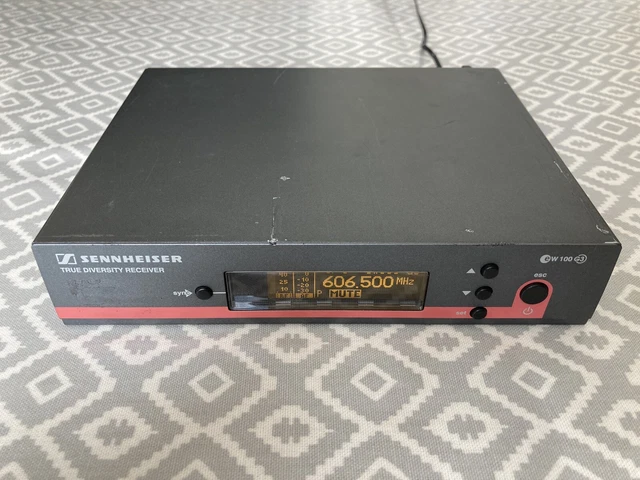 Sennheiser EW100 EM100 G3 GB Wireless Microphone Radio Receiver 606Mhz Ch38 1of5