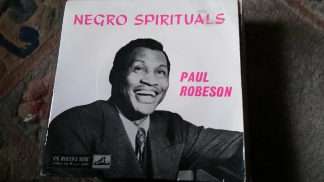 Paul Robeson,"Negro Spirituals" 7" vinyl EP-7EG 8422