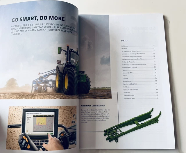 JOHN DEERE KATALOG 6R Traktor Trecker Schlepper Landwirt Bauer