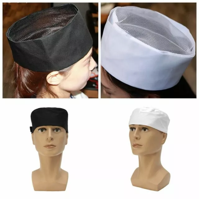 Chefs Professional Mesh Top Hat Skull Cap Restaurant Cook Kitchen Chef Catering