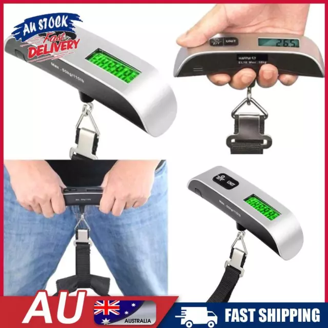AU 50Kg Luggage Weight Scale Portable Baggage Electronic Scale Handheld for Trav