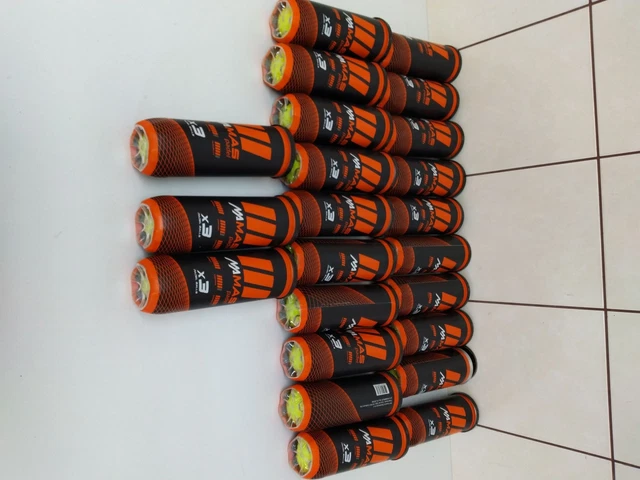 MAS Padel - Padelbaelle, kurzes Format Pack 3 x 24, Unisex, 24 Roehren