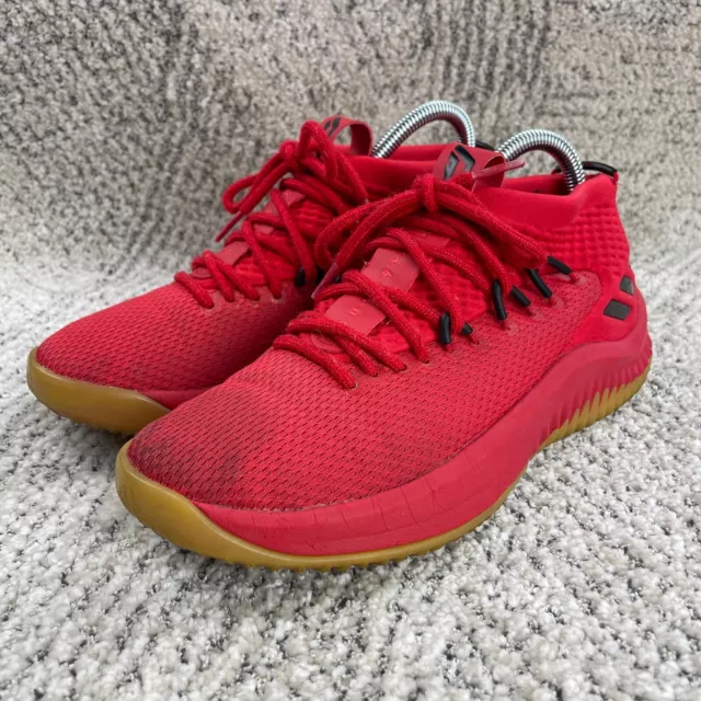 ADIDAS DAME 4 Boys 5 Shoes Basketball Sneakers Trainers Red Gum 2018 Kids STAIN 19.73 PicClick UK