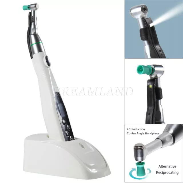 Dental 4:1 LED Electric Wireless Hygiene Prophy Handpiece Motor UK