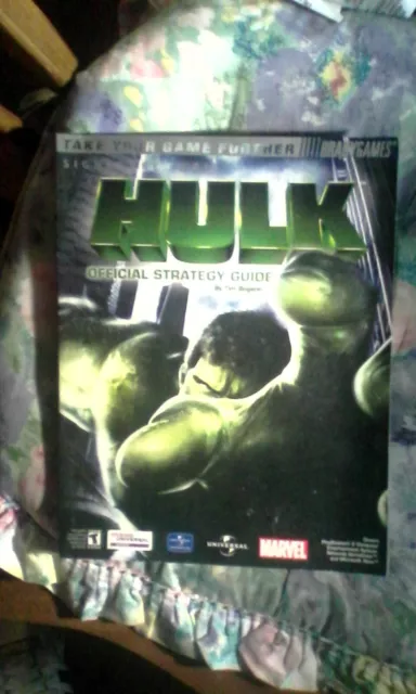 Hulk Strategy Guide(Official) For Ps2, Game Cube, And Xbox
