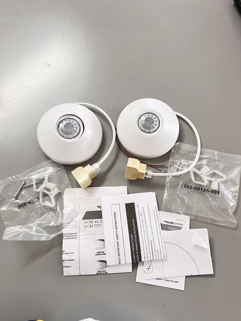 Acuity Controls Low Voltage Ceiling Mount Sensor NCM PDT 9 AR RJB LOT OF 2