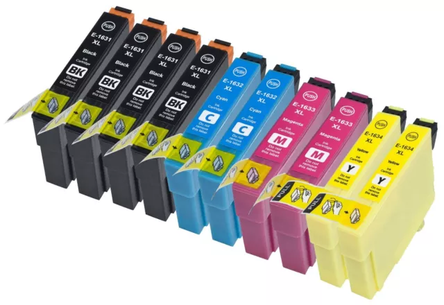 10 CARTUCCE Formato XL COMPATIBILI con Stampante Epson WorkForce WF-2510WF