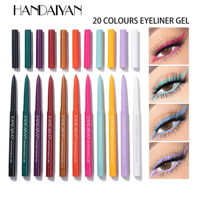 20-Colors Matte Liquid Eyeliner Waterproof Eye Liner Pen Long Lasting Eye Makeup