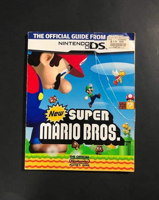 Mario Offical NINTENDO DS NEW Super Mario Bros. Official Strategy Guide Preowned £6. ...