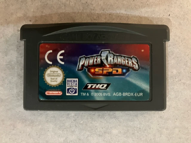 Jeu Game Boy Advance Power Rangers Spd – Cartouche Seule – Bon état – Pour Console GBA – Jeu Rétro