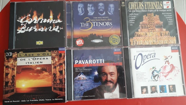 6 ALBUMS D OPERA LYRIQUE En 8 CD EUR 15,00 - PicClick FR