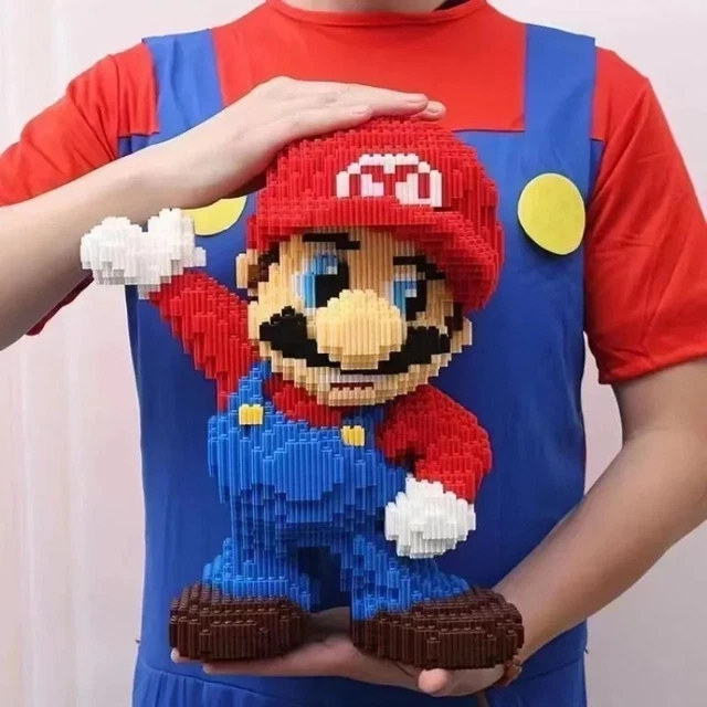 35CM GIANT SUPER Mario Small Particle Building Blocks Adults Kids ...