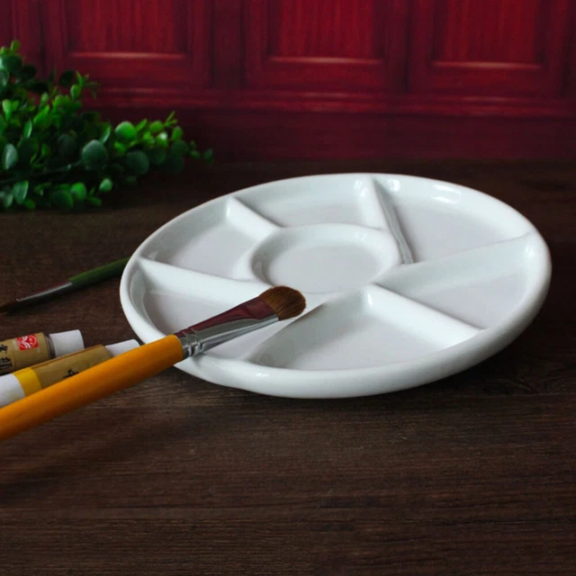 TAVOLOZZA DA PITTURA bianca 9 pollici tavolozza a guazzo vassoio da