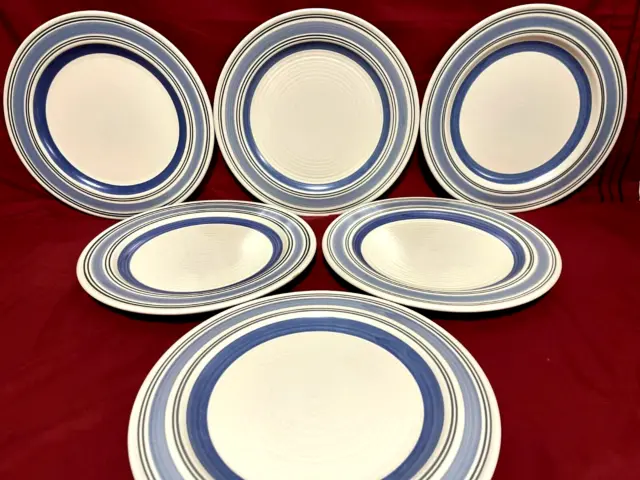 Pfaltzgraff Rio Set Of 6 Dinner Plates 11"