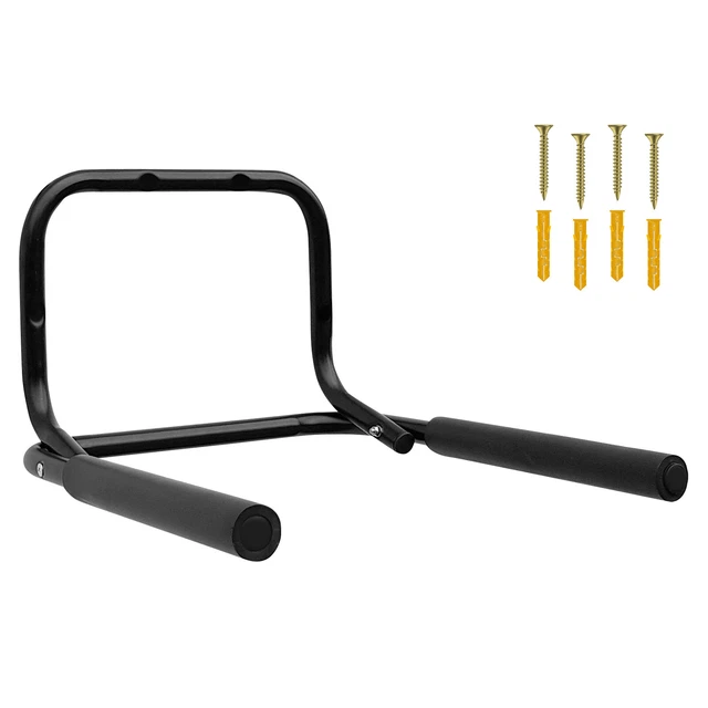 Produktbild von 4 X WELLGRO Wand Fahrradhalter - Stahl Fahrrad Wandhalterung - Fahrrad Haken - Fahrradständer - Ständer - Farbe Wählbar, Farbe:Blau