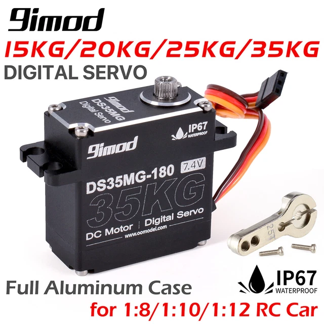 9imod Waterproof 35kg 25kg High Torque Metal Gear Digital Servo for 1/10 RC Car