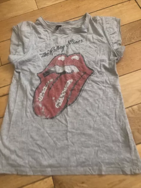 Rolling Stones Women’s Grey T-Shirt Size 12