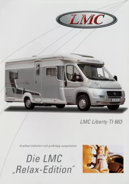 LMC Liberty TI 663 motorcaravan brochure motorhome catalog