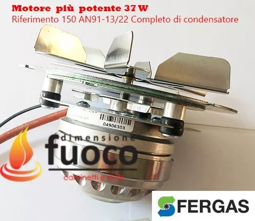 Estrattore Aspiratore Fumi Compatibile Ebm R2E150-An91-13 Ravelli Ecotech 6000T