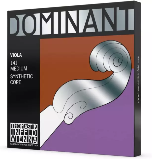 Thomastik-Infeld 141 Dominant Synthetic Core Viola Strings, Medium Gauge, 4/4 Sc