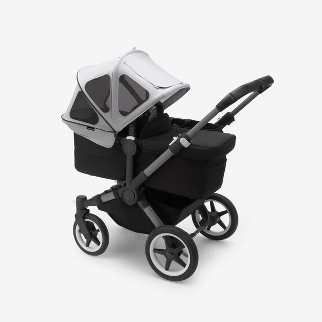 Bugaboo Donkey Breezy Sun Canopy Stroller Accessory with UPF 50+ Sun Protection Bugaboo Donkey Breezy Sun Canopy Stroller Accessory with UPF 50+ Sun Protection