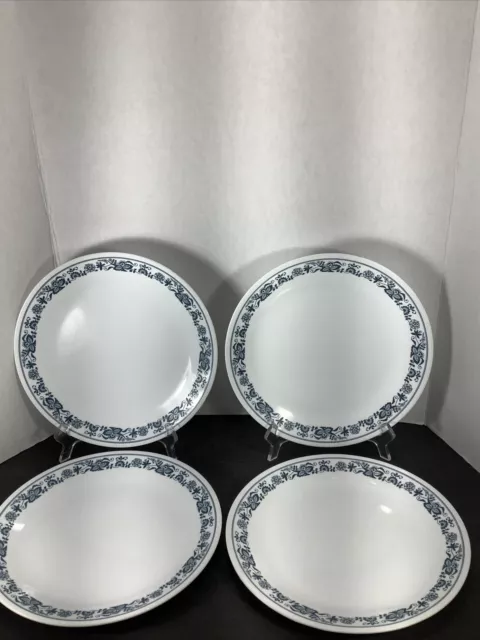 Set Of 4~Corelle®️By Corning®️Old Town Blue Onion 10.25” Dinner Plates