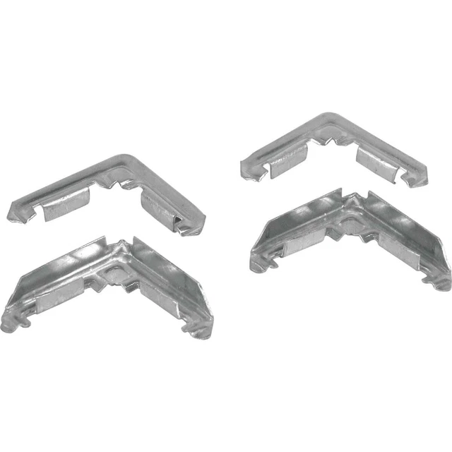 Prime-Line 3/4 pulgadas x 3/8 pulgadas Esquina de marco de pantalla de aluminio Mill (100 unidades)