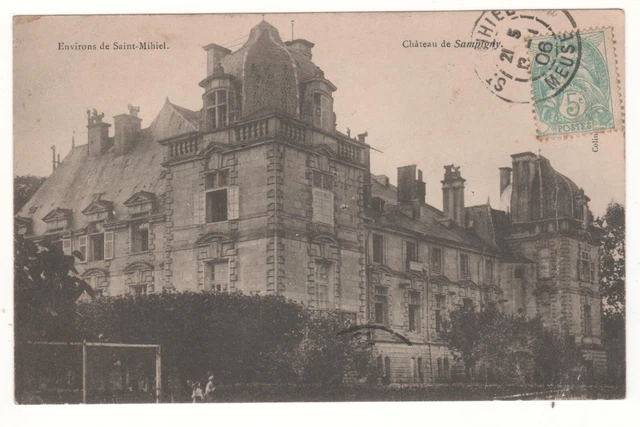 Cpa 55 - Château De Sampigny - Environs De Saint-Mihiel (Meuse) Écrite