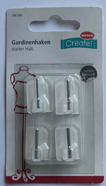 Wenco Gardinenhaken Transparent