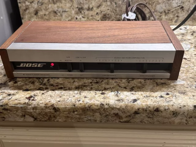 Bose 901 Series IV Walnut Active Equalizer SUPERB !