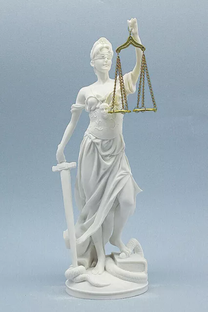 Lady Justice Themis Goddess Statue Ancient Greek Roman Mythology Sculpture