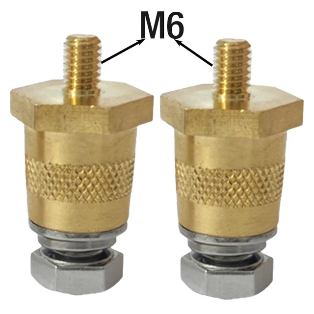 BATTERY POLE ADAPTER Terminal Connector Fittings M6 Thread Post