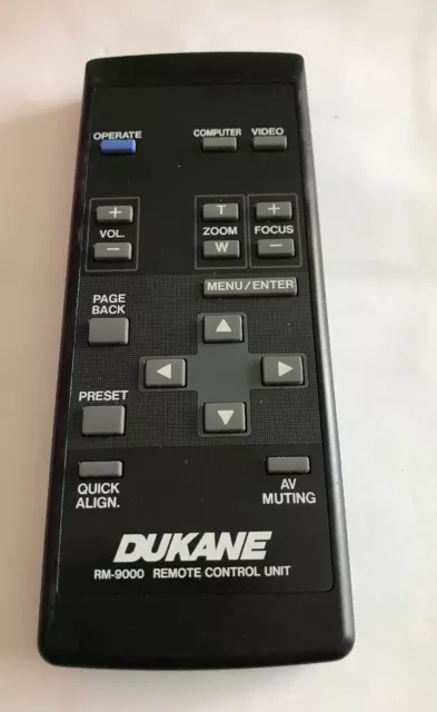 Télécommande Dukane RM-9000 entièrement fonctionnelle